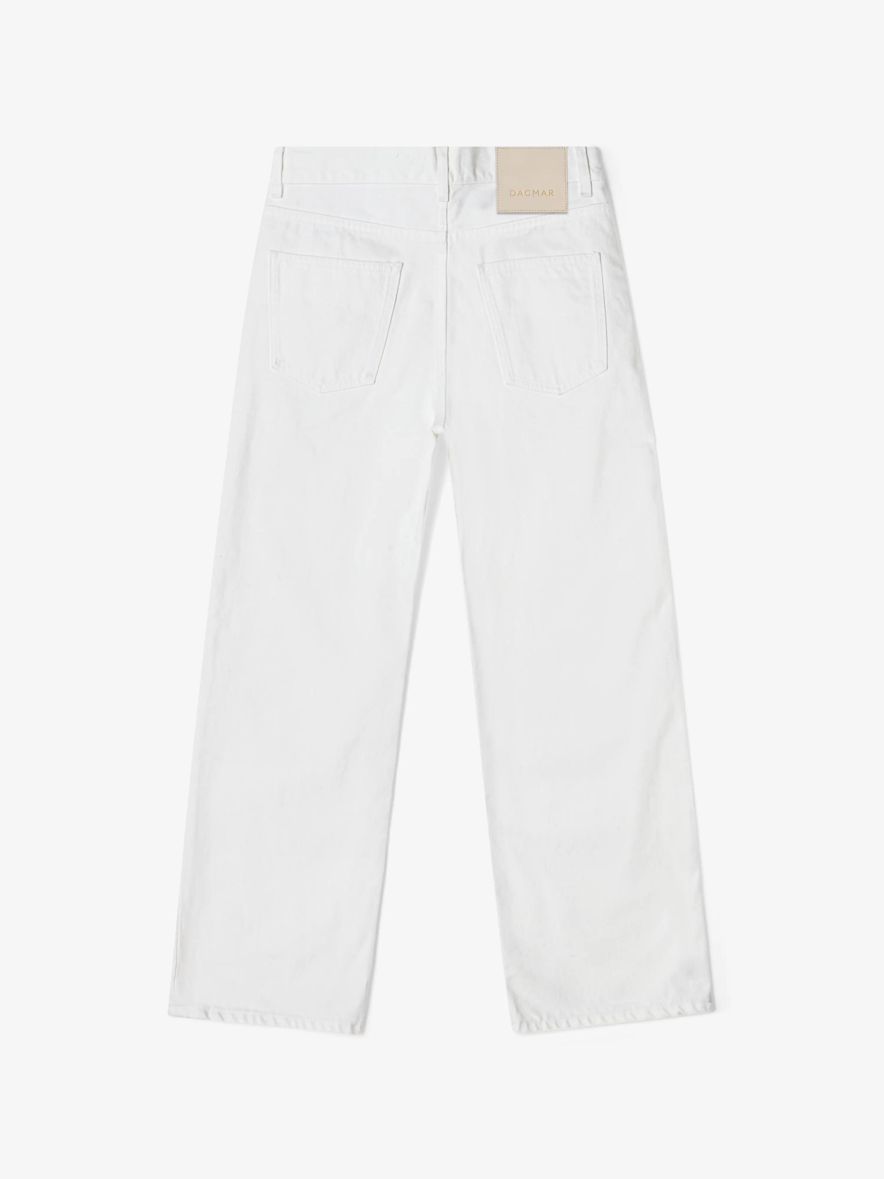 BAGGY FIT DENIM: WHITE - Image 6