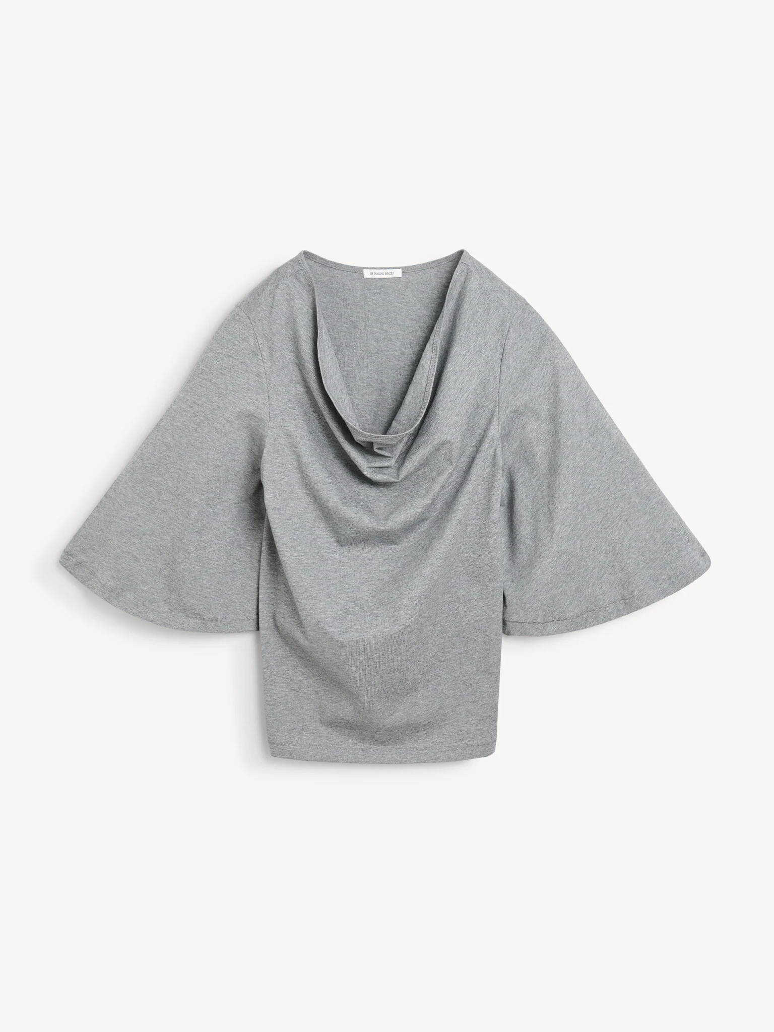 Bryar organic cotton T-shirt: grey melange - Image 3