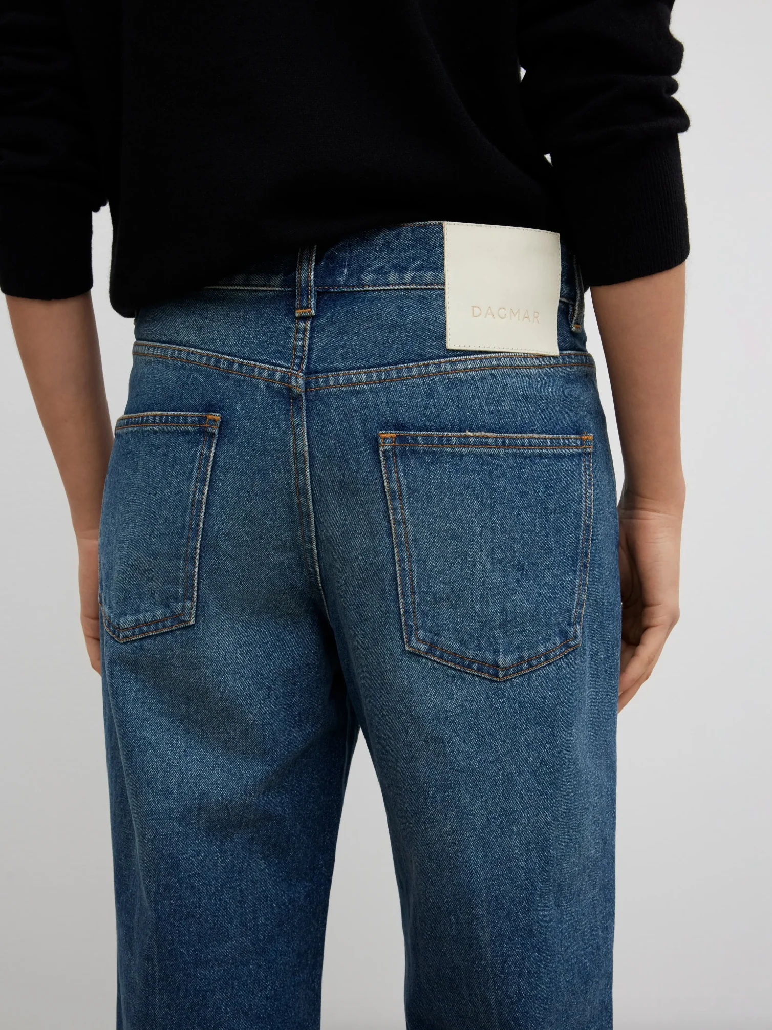 Cropped Denim: Vintage Blue - Image 5