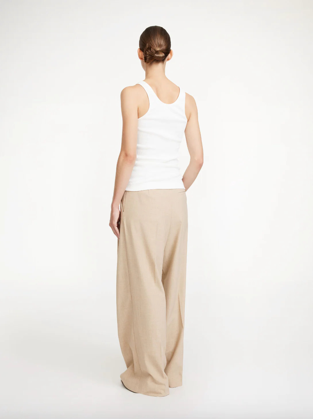 Cymbaria High Waist Trousers: Cinnamon Brown - Image 3