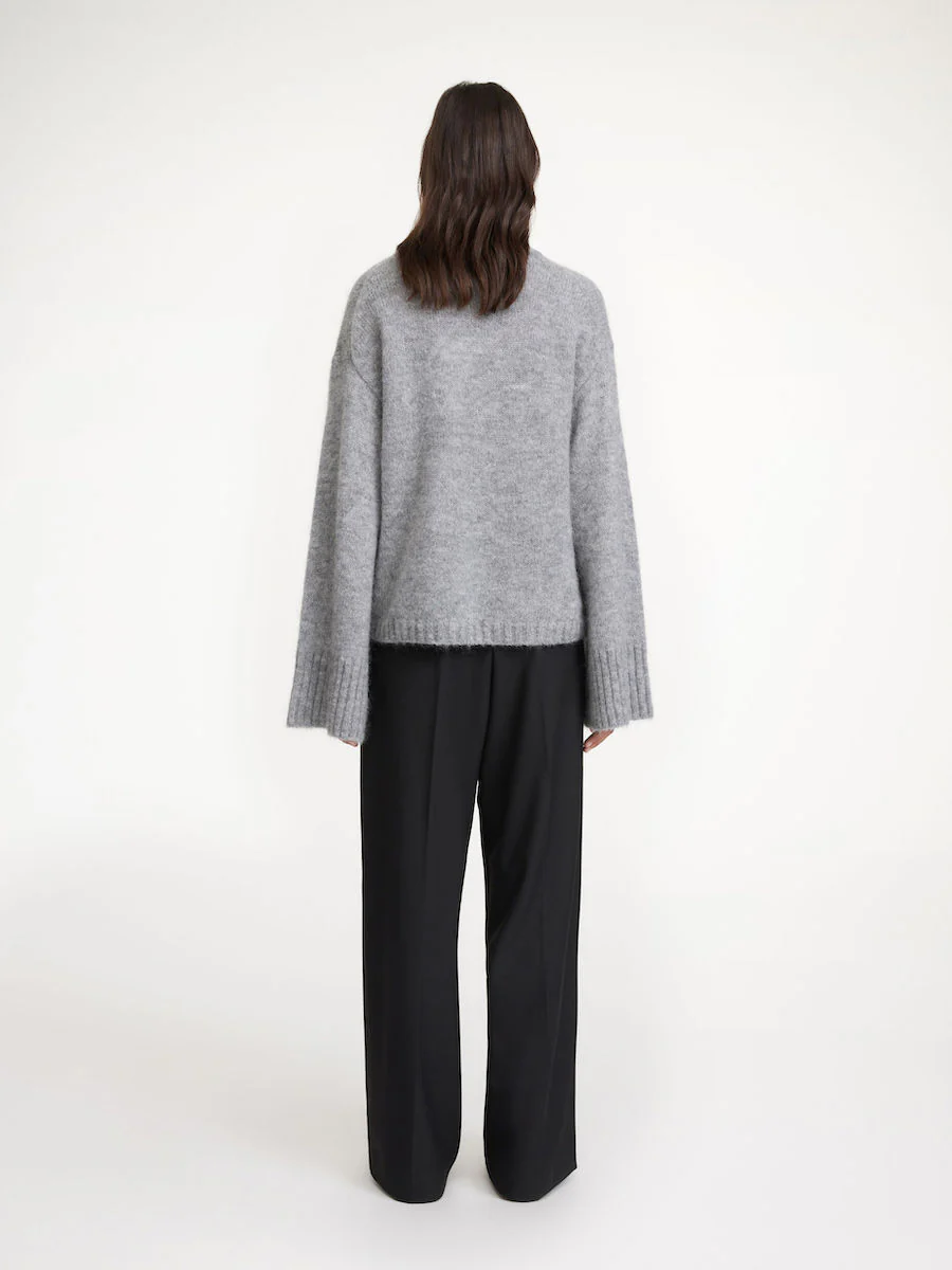 CYMBARIA TAILORED TROUSER: BLACK - Image 3