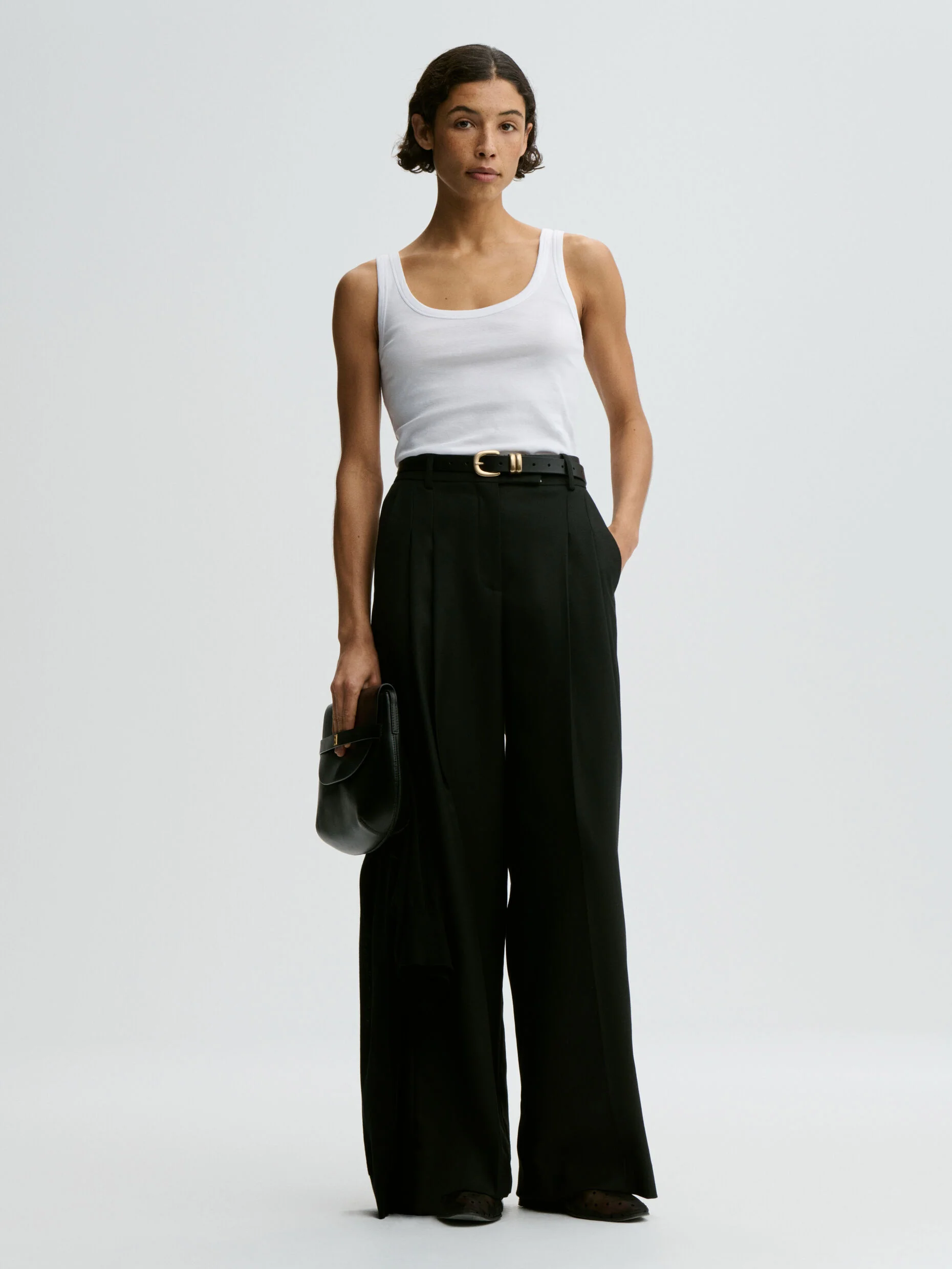 Dali organic cotton tank top: White