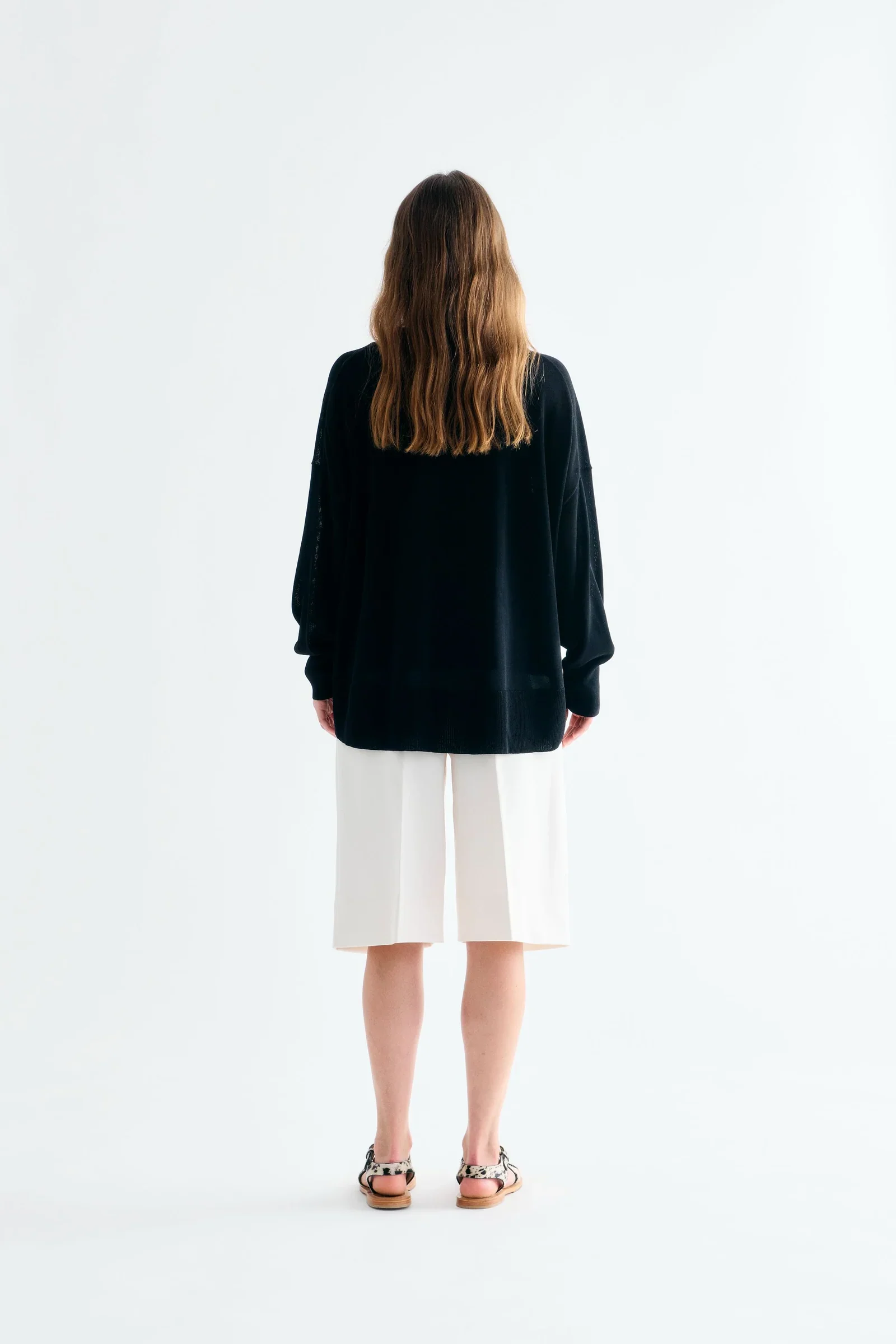 Iris Cardigan: Black - Image 4