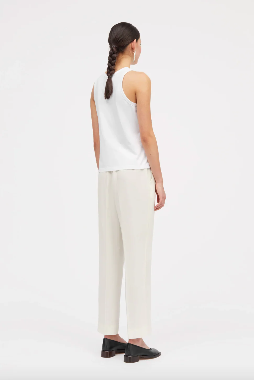 LEA COTTON JERSEY: WHITE - Image 4