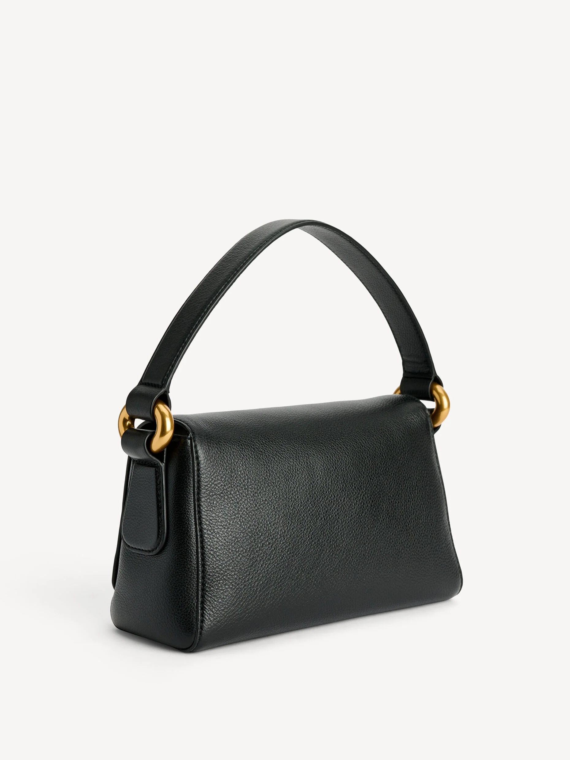 Lellie leather bag: black - Image 3