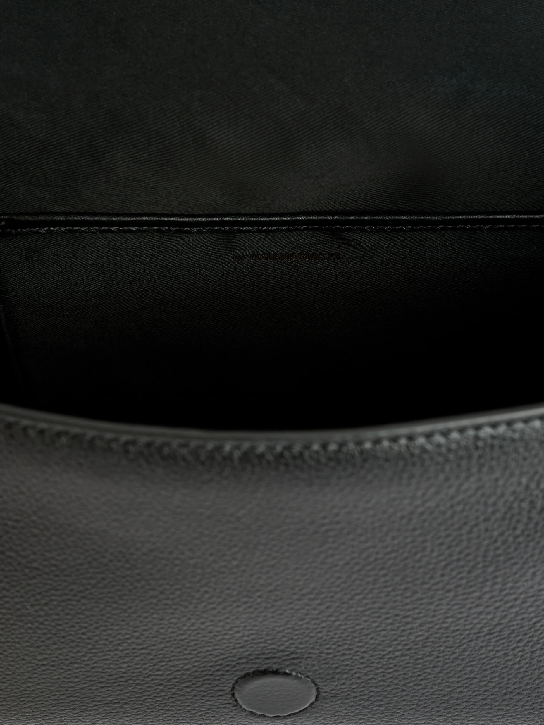 Lellie leather bag: black - Image 4