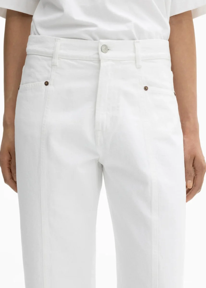 LOOSE FIT DENIM: WHITE - Image 4