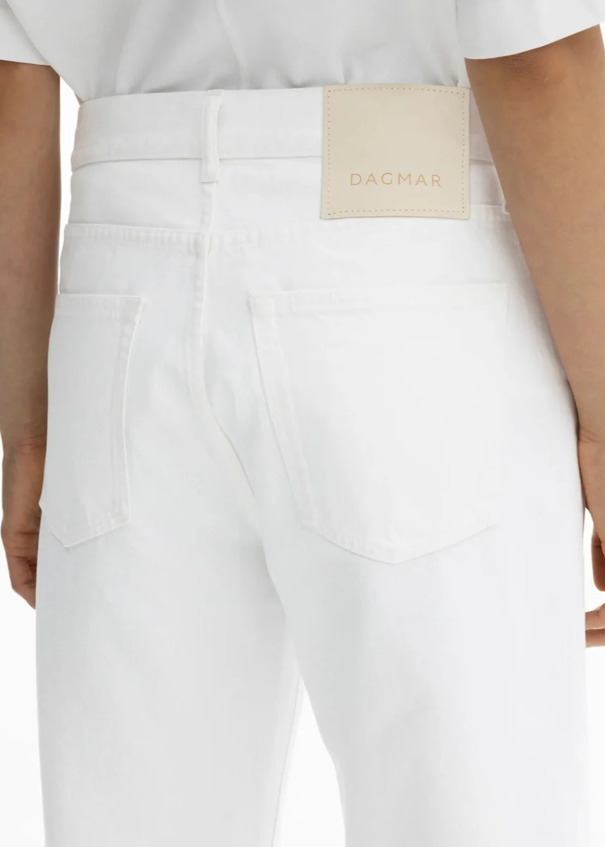 LOOSE FIT DENIM: WHITE - Image 5