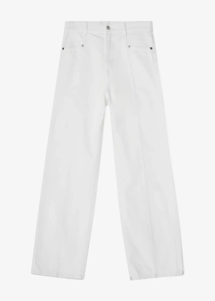 LOOSE FIT DENIM: WHITE - Image 6