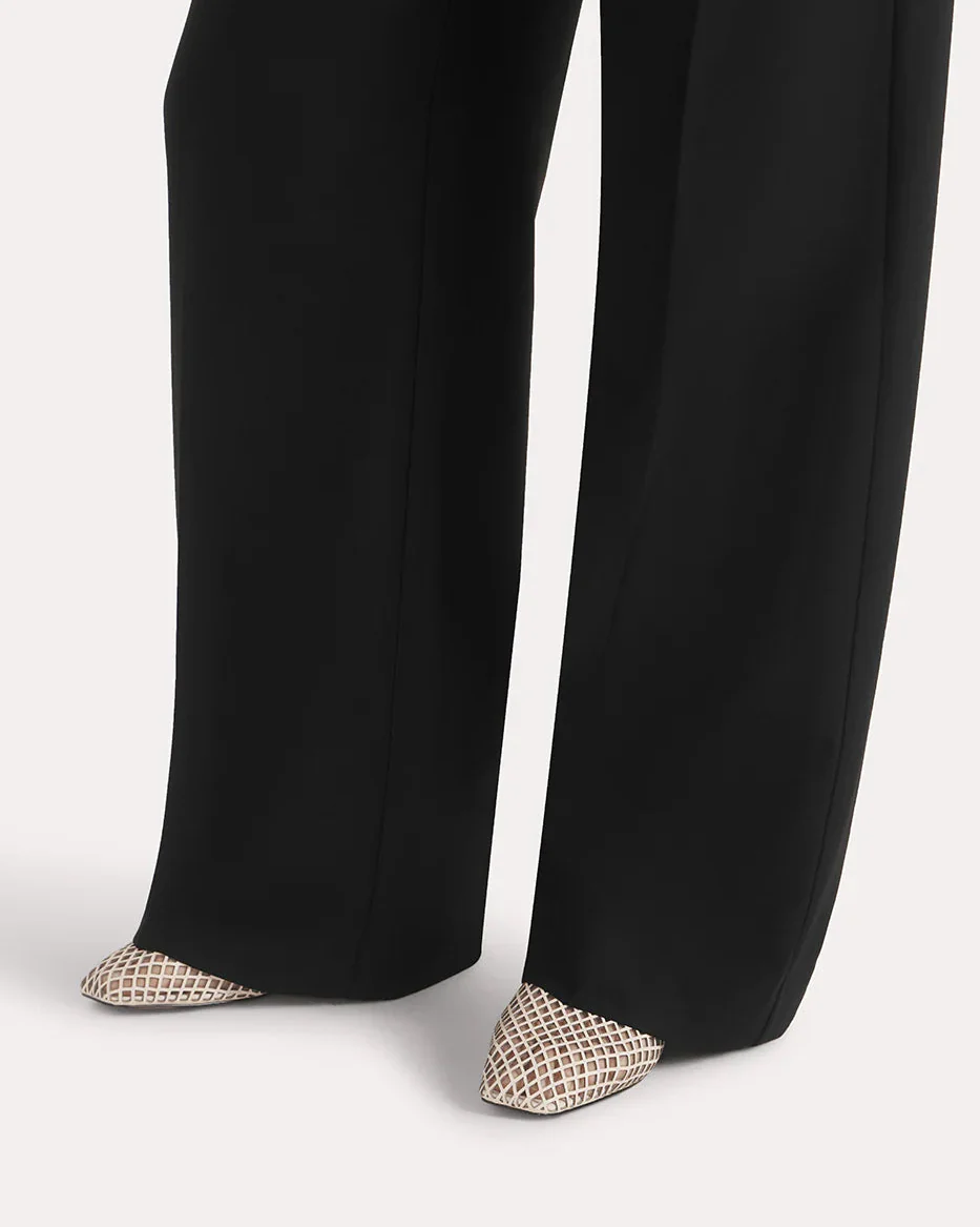 Lou Perforated Flat: Crema - Image 3