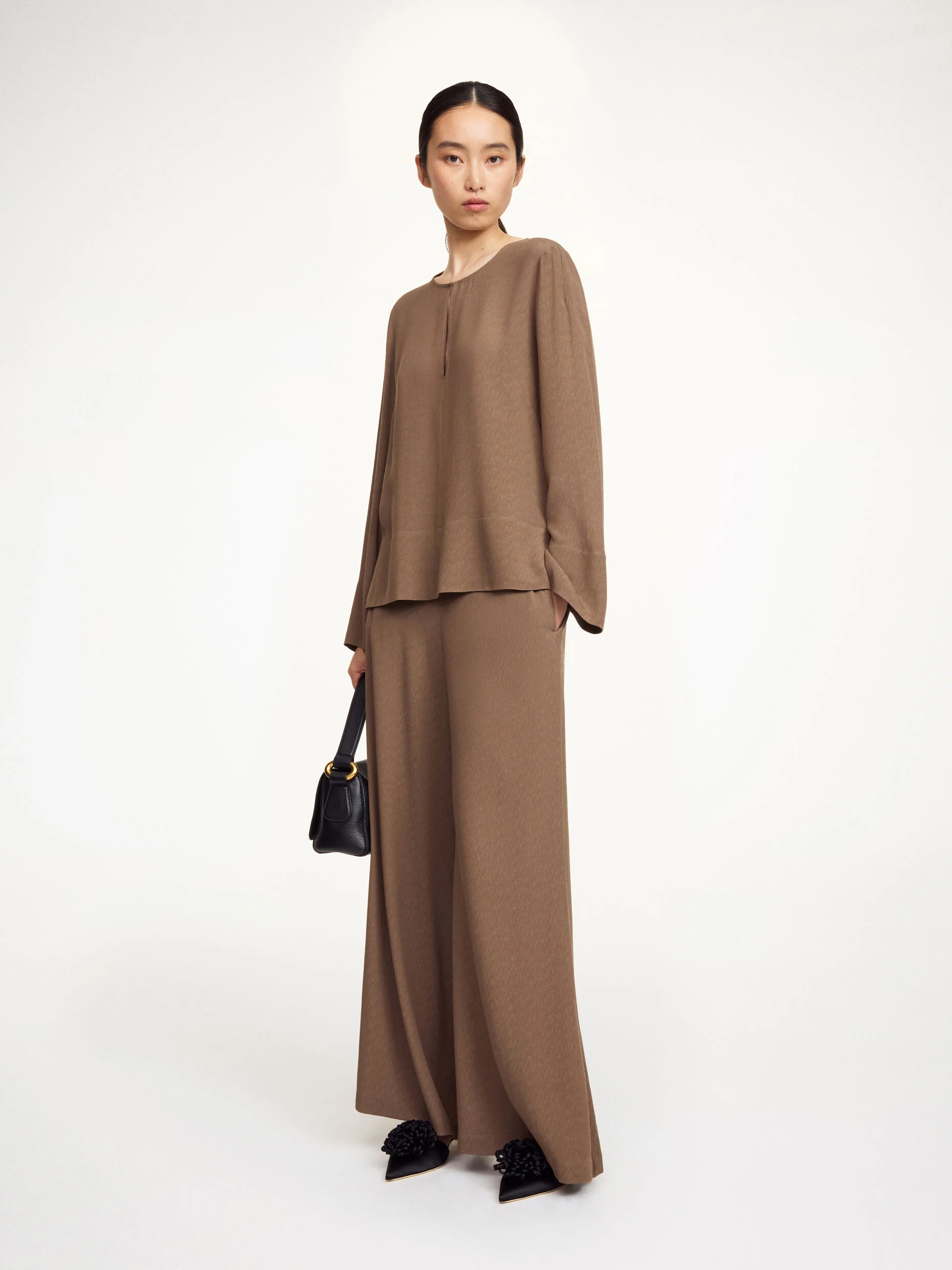 Malukka blouse: Chocolate Chip