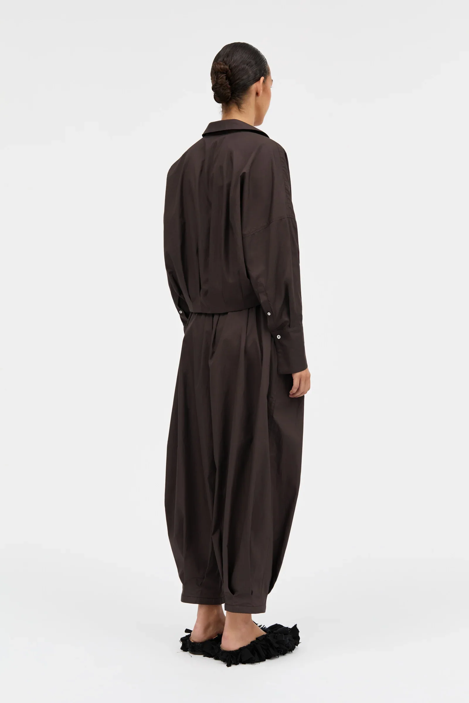 Saina Poplin Shirt: After Dark - Image 3