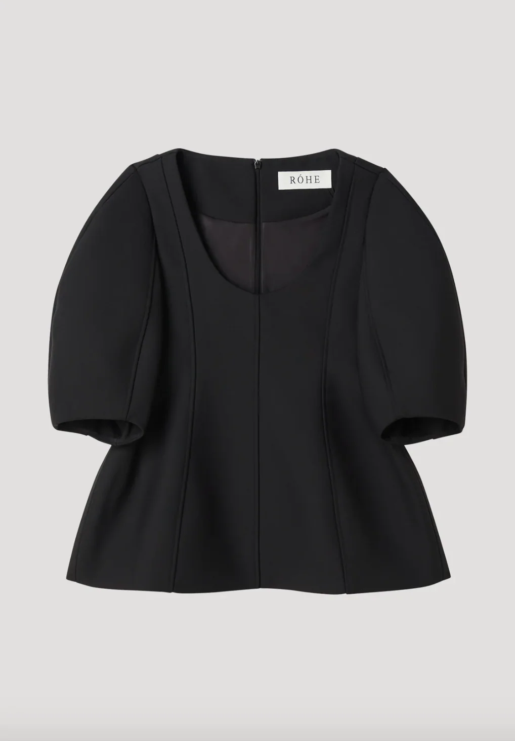 sculptural top: black - Image 4