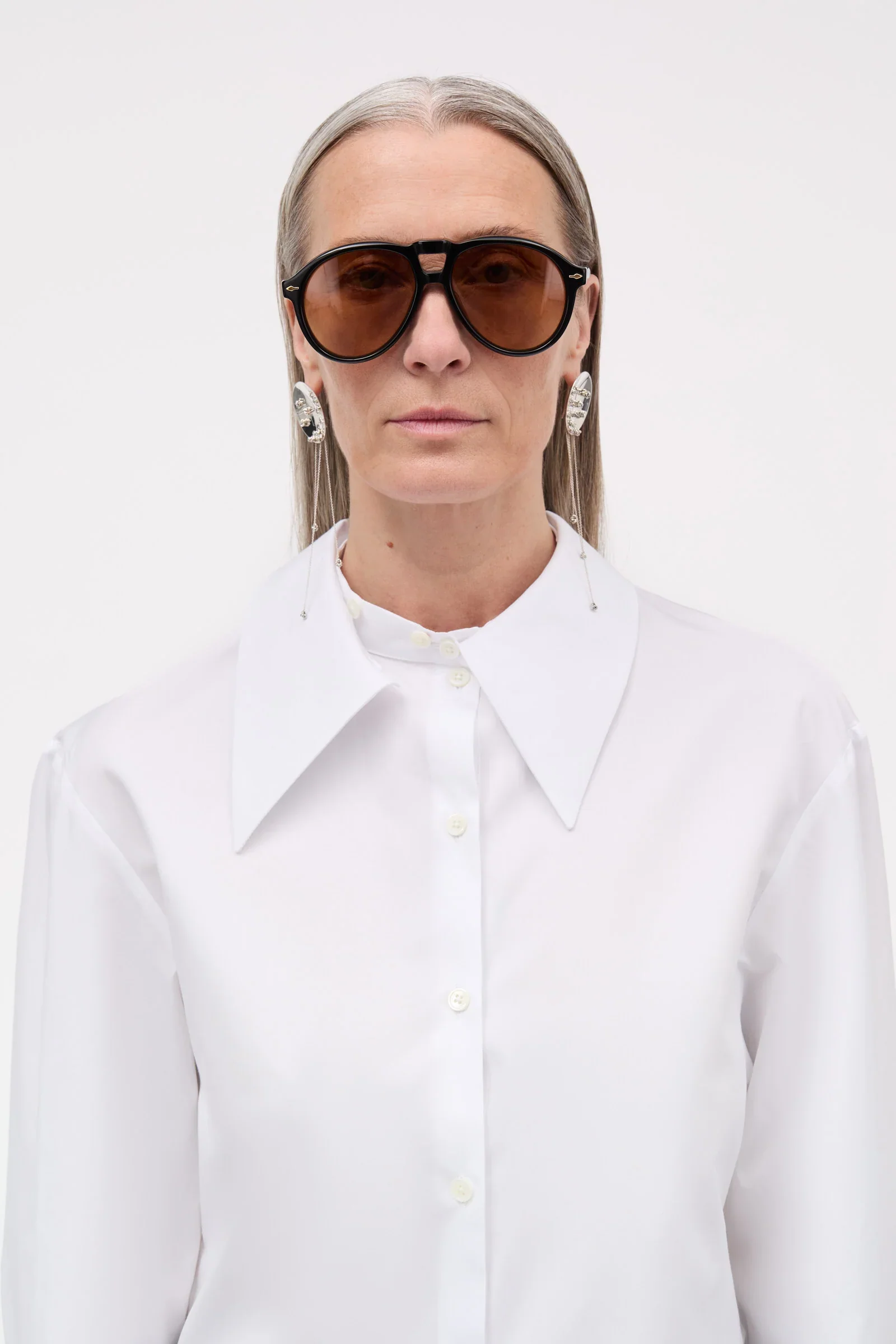 Sonora Poplin Shirt: White - Image 3