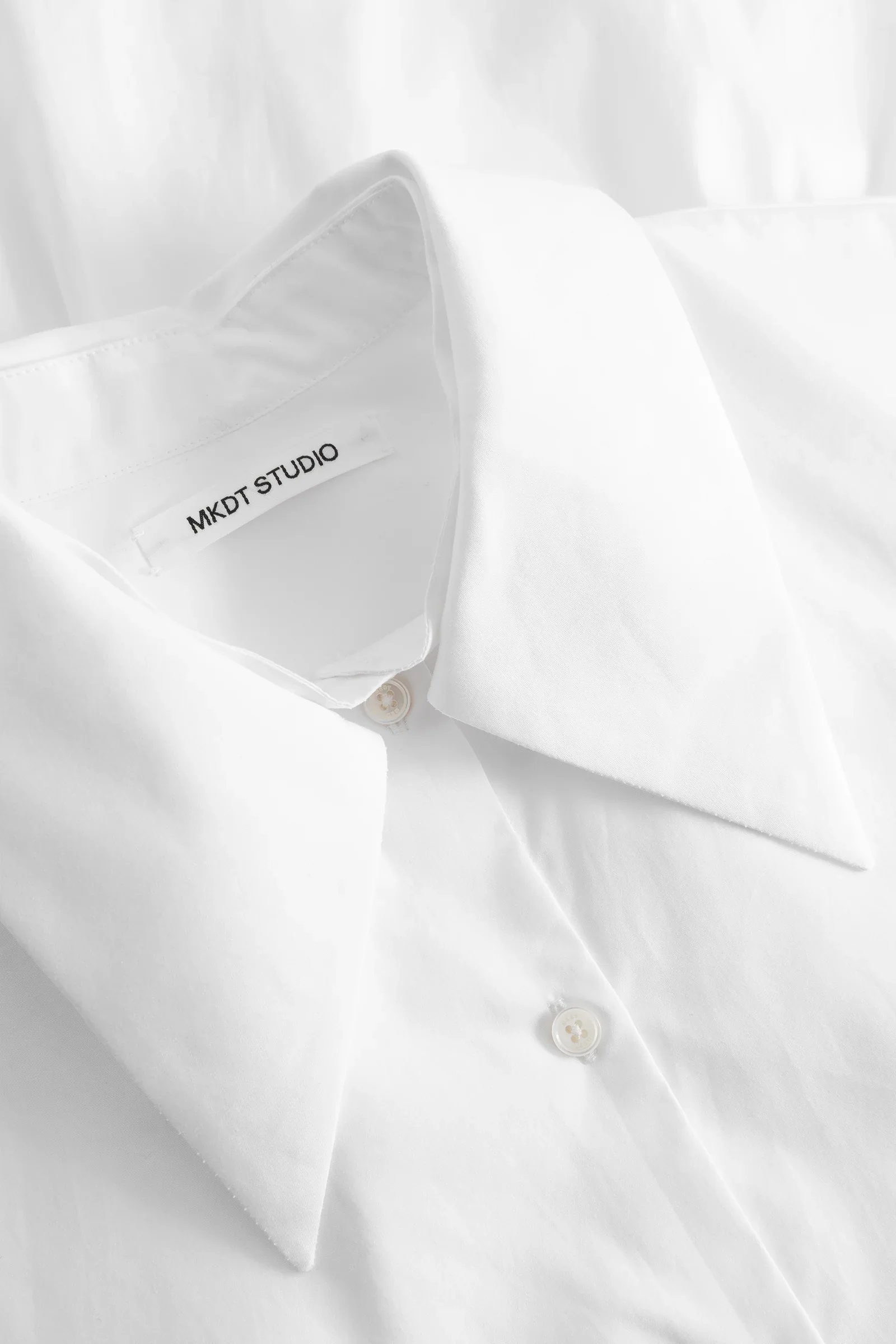 Sonora Poplin Shirt: White - Image 5