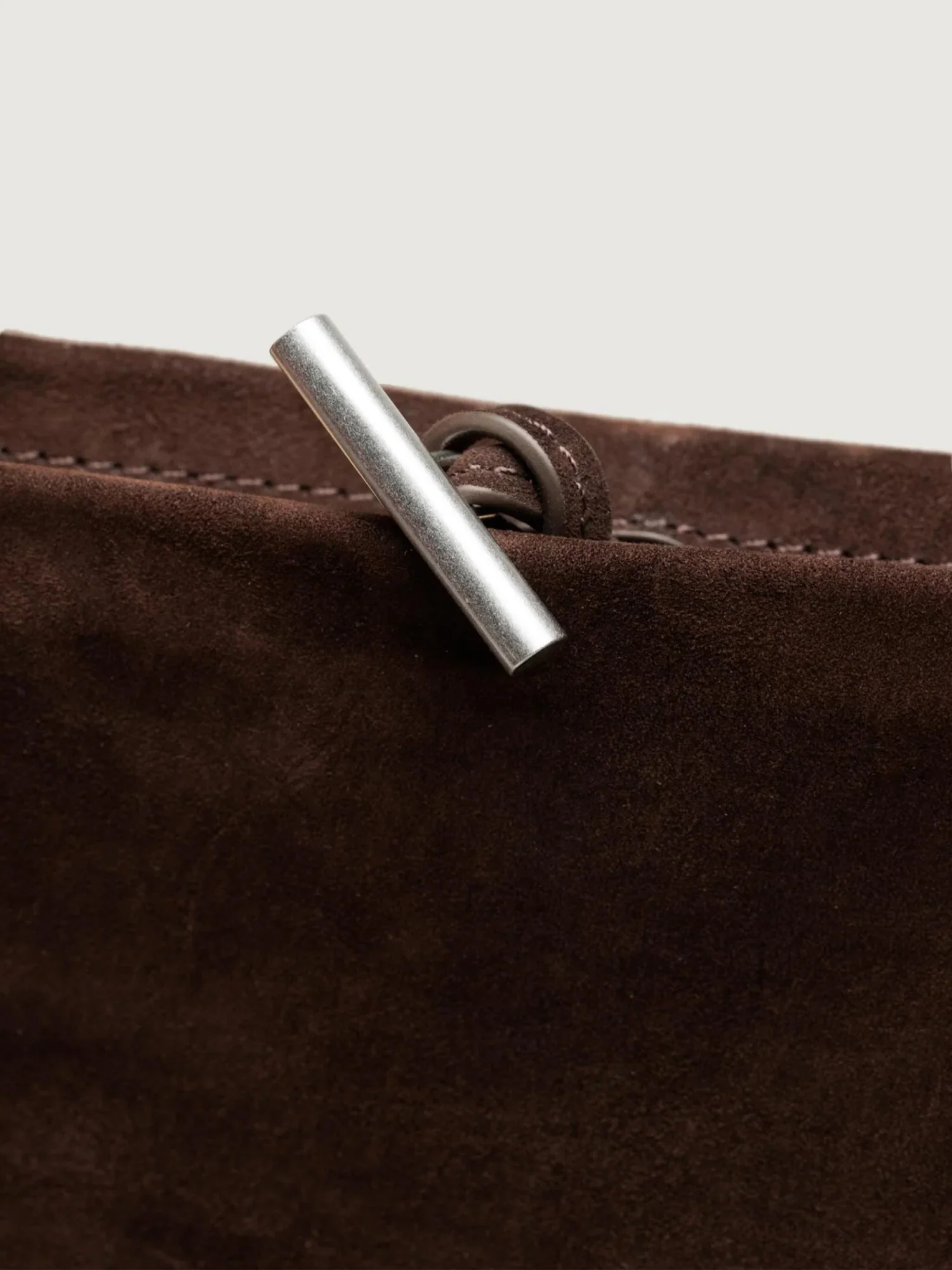 TERESA TOTE: UMBER SUEDE - Image 5