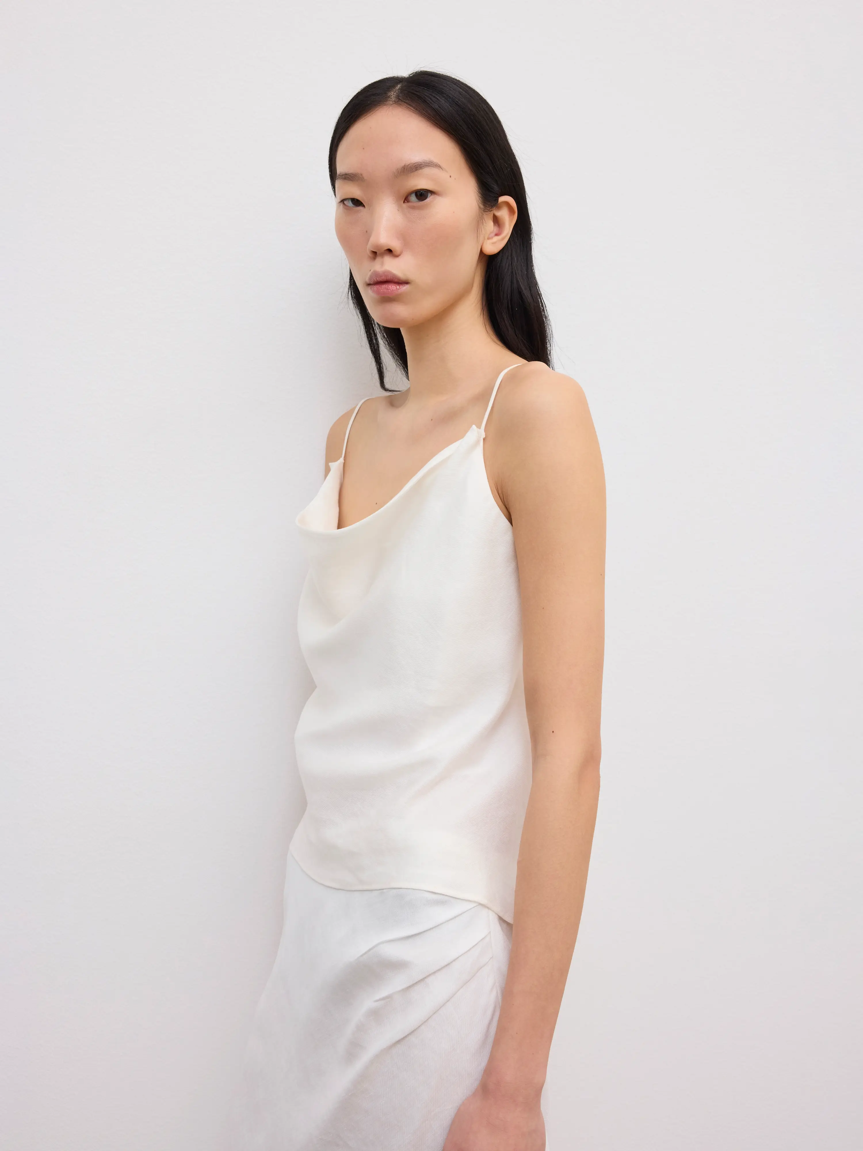 Waterfall Top: White - Image 3
