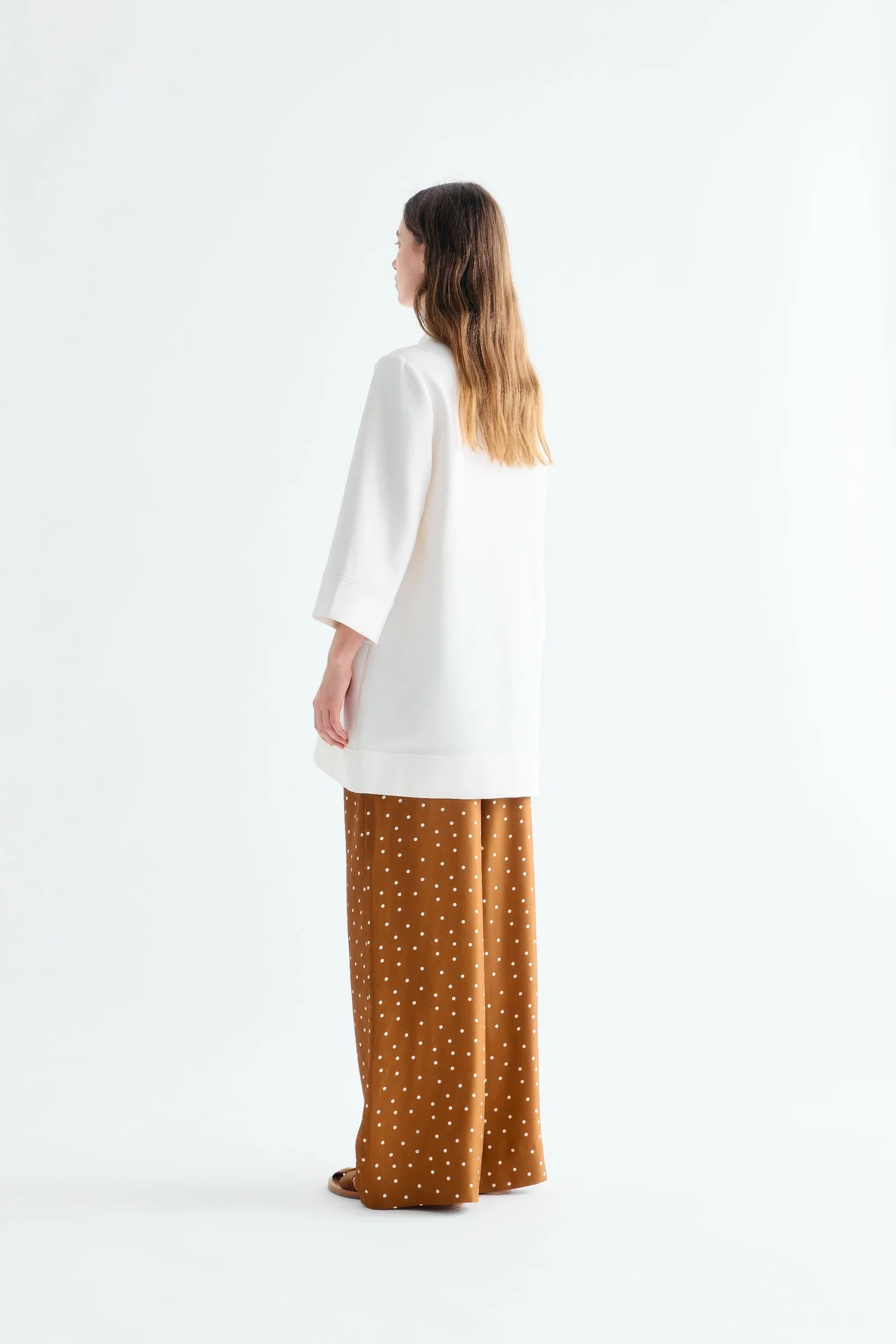 Wilma Shirt: Egret - Image 3
